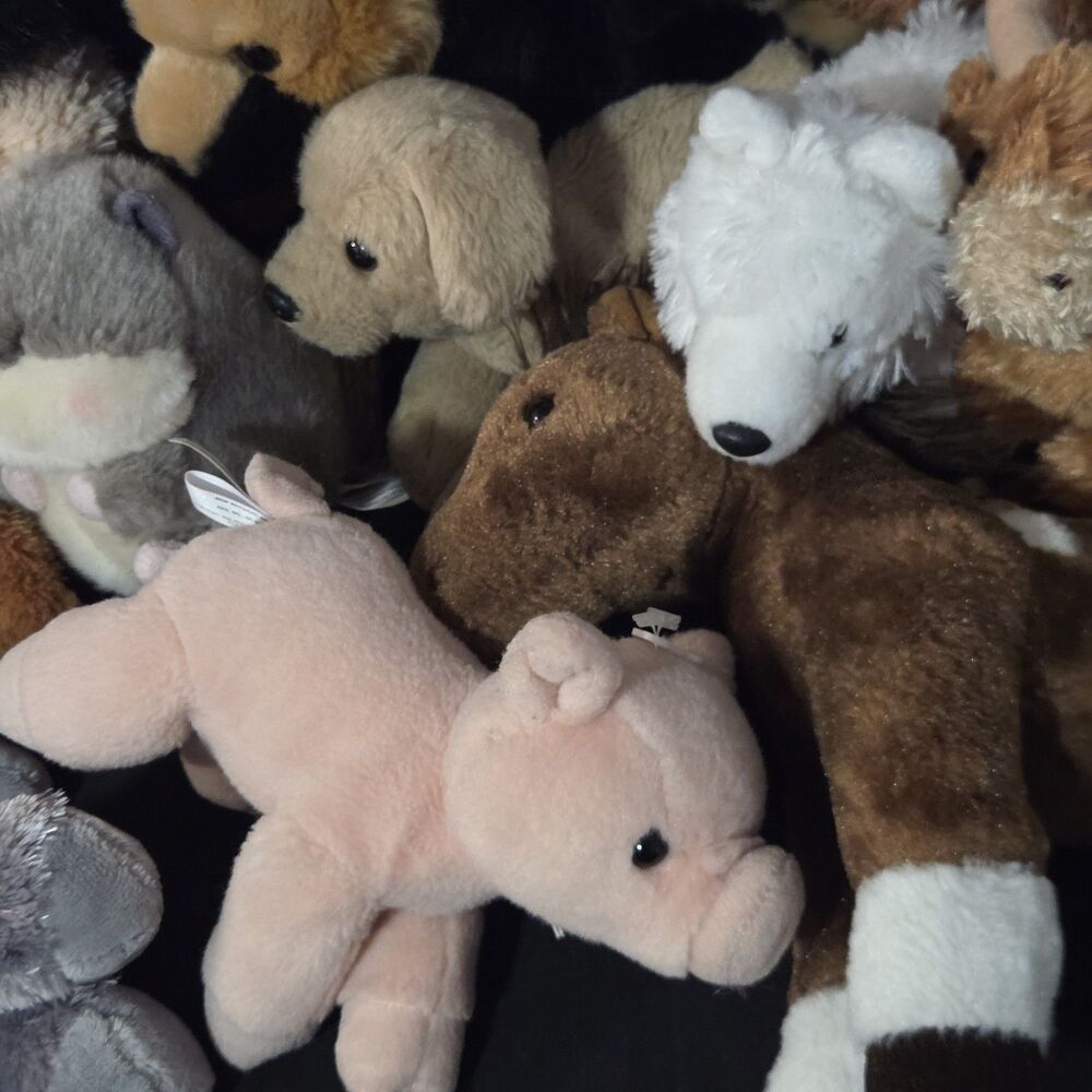 Lot of 16 Aurora Plush Stuffed Animals Dog Cat Lion Monkey Horse - Picture 8 of 8